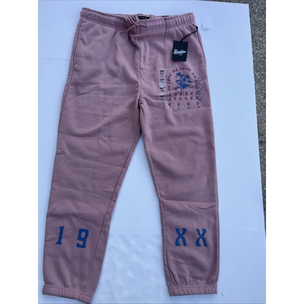 Brooklyn Cloth Inc Men's XL Pink Sweatpants